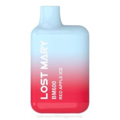 LOST MARY ár elveszett Mary bm600 eldobható vape NFR4151 piros alma jég