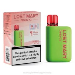 LOST MARY ár elveszett mary dm600 x2 eldobható vape NFR4191 dupla alma