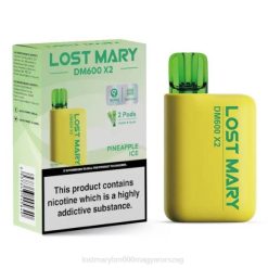 LOST MARY bm600 magyarország elveszett mary dm600 x2 eldobható vape NFR4204 ananász jég