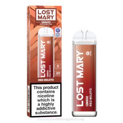 LOST MARY bm600 magyarország elveszett mary qm600 eldobható vape NFR4164 piros mojito