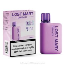 LOST MARY bm 3500 ár elveszett mary dm600 x2 eldobható vape NFR4192 szőlő