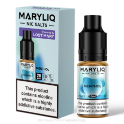LOST MARY rendelés elveszett maryliq nic sók - 10ml NFR4223 mentol