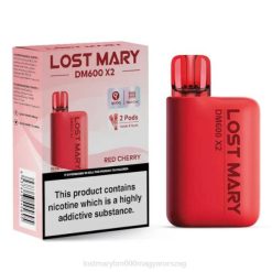 LOST MARY review elveszett mary dm600 x2 eldobható vape NFR4198 piros cseresznye