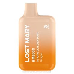 LOST MARY vape elveszett mary bm600s 20mg eldobható vape NFR4170 szalma arany pina